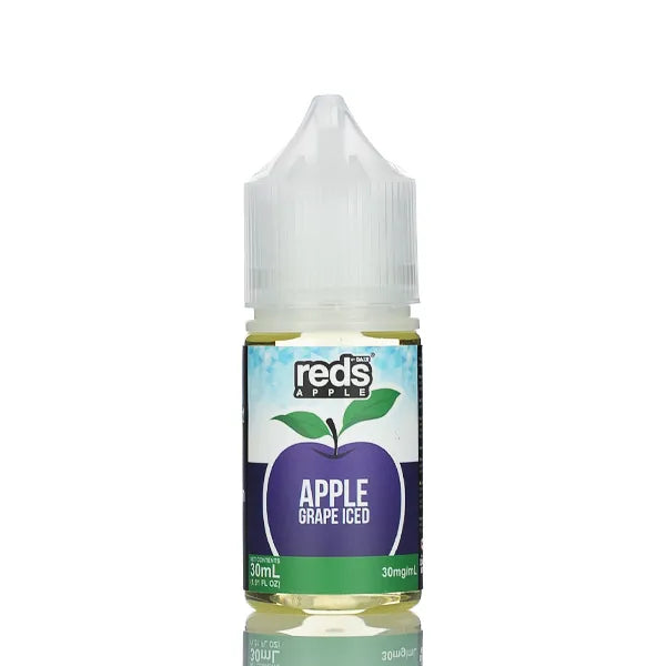 7 Daze Salt Series - Reds Apple Grape Iced- 30ml - Black Coral